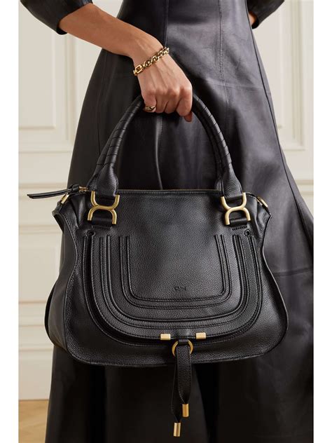 chloe marcie umhängetasche|chloe medium marcie leather satchel.